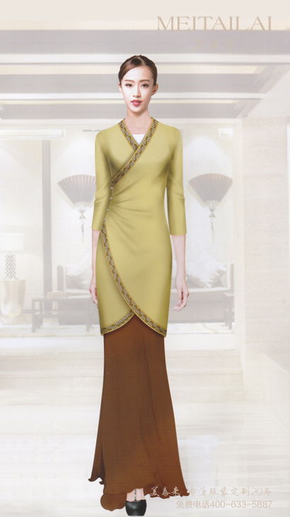 成都中式風酒店服裝製作